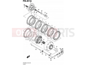 SUZUKI VZR1800 / VZR1800BZ L5 (2015) Intruder M1800R / Boulevard M109R (E99) 201A - CLUTCH (VZR1800L5 E99)