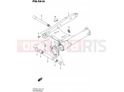 SUZUKI VZR1800 / VZR1800BZ L5 (2015) Intruder M1800R / Boulevard M109R (E99) 541A - REAR SWINGINGARM