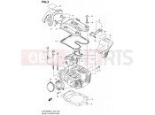 SUZUKI VZR1800BZUF L4 (2014) Intruder M1800R / Boulevard M109R (E19) 3 - REAR CYLINDER HEAD