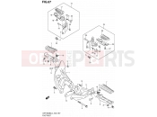 SUZUKI VZR1800BZUF L4 (2014) Intruder M1800R / Boulevard M109R (E19) 67 - FOOTREST