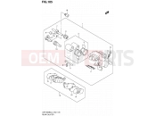 SUZUKI VZR1800BZUF L4 (2014) Intruder M1800R / Boulevard M109R (E19) 105 - REAR CALIPER