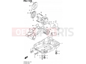 SUZUKI VZR1800BZUF L5 (2015) Intruder M1800R / Boulevard M109R (E19) 116A - OIL PAN/OIL PUMP