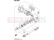 SUZUKI VZR1800BZUF L5 (2015) Intruder M1800R / Boulevard M109R (E19) 220A - PROPELLER SHAFT/FINAL DRIVE GEAR