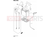 SUZUKI VZR1800BZUF L5 (2015) Intruder M1800R / Boulevard M109R (E19) 310C - BATTERY (VZR1800UFL5 E19)
