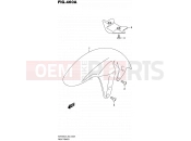SUZUKI VZR1800BZUF L5 (2015) Intruder M1800R / Boulevard M109R (E19) 460A - FRONT FENDER (VZR1800L5 E02)