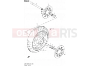 SUZUKI VZR1800N K9 (2009) Intruder M1800R / Boulevard M109R 60 - FRONT WHEEL