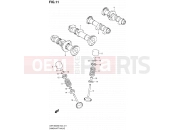SUZUKI VZR1800U2 K7 (2007) Intruder M1800R / Boulevard M109R 11 - CAMSHAFT - VALVE