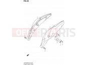 SUZUKI VZR1800U2 K7 (2007) Intruder M1800R / Boulevard M109R 39 - FRAME HANDLE GRIP (MODEL K6/K7)