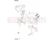 SUZUKI VZR1800UF K9 (2009) Intruder M1800R / Boulevard M109R 44E - SIDE COVER (VZR1800NK9/NUFK9)