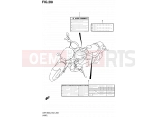 SUZUKI VZR1800UF L2 (2012) Intruder M1800R / Boulevard M109R (E19) 208 - LABEL (VZR1800ZUFL2 E19)