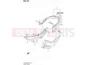 SUZUKI VZR1800Z L2 (2012) Intruder M1800R / Boulevard M109R (E19) 191 - REAR FENDER (VZR1800UFL2 E19)
