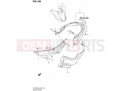 SUZUKI VZR1800Z L2 (2012) Intruder M1800R / Boulevard M109R (E19) 196 - REAR FENDER (VZR1800ZUFL2 E19)