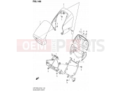 SUZUKI VZR1800Z L2 (2012) Intruder M1800R / Boulevard M109R (E19) 148 - HEADLAMP COVER (VZR1800L2 E19)