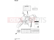 SUZUKI VZR1800Z L3 (2013) Intruder M1800R / Boulevard M109R (E24) 237 - LABEL (VZR1800ZUFL3 E19)