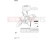 SUZUKI VZR1800Z L3 (2013) Intruder M1800R / Boulevard M109R (E24) 232 - LABEL (VZR1800L3 E24)