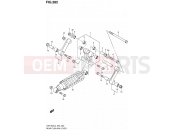 SUZUKI VZR1800Z L3 (2013) Intruder M1800R / Boulevard M109R (E24) 282 - REAR CUSHION LEVER (VZR1800ZUFL3 E19)