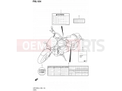SUZUKI VZR1800Z L4 (2014) Intruder M1800R / Boulevard M109R (E02) 124 - LABEL (VZR1800ZL4 E19)