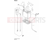 SUZUKI VZR1800Z L4 (2014) Intruder M1800R / Boulevard M109R (E02) 34 - BATTERY