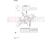 SUZUKI VZR1800Z L4 (2014) Intruder M1800R / Boulevard M109R (E02) 120 - LABEL (VZR1800L4 E02)