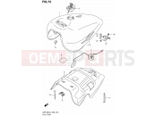 SUZUKI VZR1800Z L4 (2014) Intruder M1800R / Boulevard M109R (E19) 72 - FUEL TANK (VZR1800L4 E02)