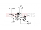 ape MIX 50CC 2T 1998-2008 BRAKE DRUM
