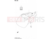 SUZUKI VZR1800ZUF L3 (2013) Intruder M1800R / Boulevard M109R (E19) 169 - FUEL TANK UPPER COVER