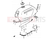 SUZUKI XN85 D (1983) (650) 49 - FUEL TANK