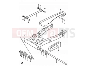 SUZUKI XN85 D (1983) (650) 63 - REAR SWINGING ARM