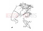 SUZUKI XN85 D (1983) (650) 66 - REAR FENDER