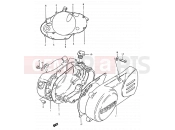 SUZUKI ZR50K X (1999) 3 - CRANKCASE COVER