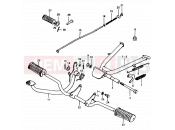 SUZUKI ZR50K X (1999) 29 - STAND - REAR BRAKE