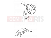 SUZUKI ZR50K X (1999) 37 - HEADLAMP HOUSING - FRONT FENDER