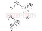 SUZUKI ZR50SK X (1999) 22 - TURN SIGNAL LAMP (E21)