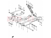 SUZUKI ZR50SK X (1999) 48 - REAR SWINGING ARM
