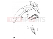 SUZUKI ZR50SK X (1999) 50 - REAR FENDER