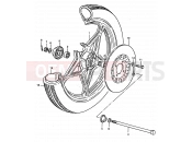 SUZUKI ZR50SK X (1999) 42 - FRONT WHEEL