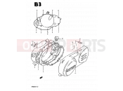 SUZUKI ZR50SK E (1984) 3 - CRANKCASE COVER