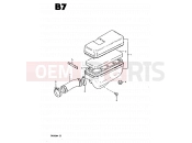 SUZUKI ZR50SK E (1984) 6 - AIR CLEANER