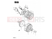 SUZUKI ZR50SK E (1984) 9 - CLUTCH