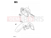 SUZUKI ZR50SK E (1984) 31 - HEADLAMP HOUSING - FRONT FENDER