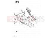 SUZUKI ZR50SK E (1984) 40 - REAR SWINGING ARM (E02,E21)