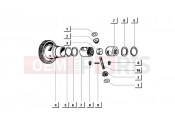 ape MIX 50CC 2T 1998-2008 DIFFERENTIAL