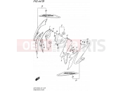 SUZUKI GSX-S1000 L6 (2016) (E21) 447B - FRAME BODY COVER (YSF)