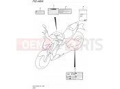 SUZUKI GSX-S1000A L6 (2016) (E21) 496A - LABEL