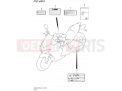 SUZUKI GSX-S1000F L6 (2016) (E21) 496A - LABEL