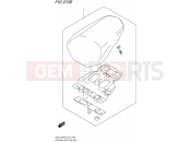 SUZUKI GSX-S1000F L6 (2016) (E21) 970B - OPTIONAL (SEAT TAIL BOX)