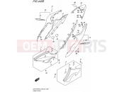 SUZUKI GSX-S1000F L6 (2016) (E28 E33) 445B - FRAME COVER (YSF)
