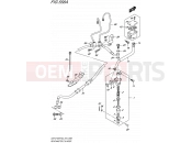 SUZUKI GSX-S1000FA L6 (2016) (E24) 558A - REAR MASTER CYLINDER