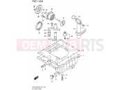 SUZUKI GSX-S1000FA L6 (2016) (E43) 116A - OIL PAN/OIL PUMP