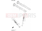 SUZUKI GSX-S1000FA L6 (2016) (E43) 126A - CAMSHAFT/VALVE